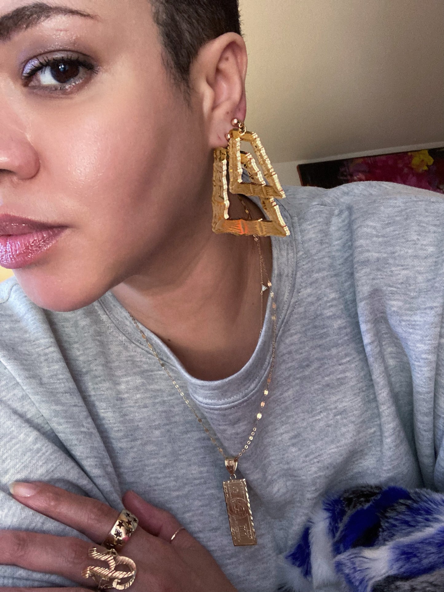 Triangle Faux Knockers