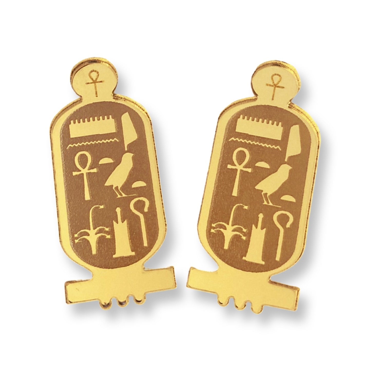 King Tut Cartouche studs or Pin