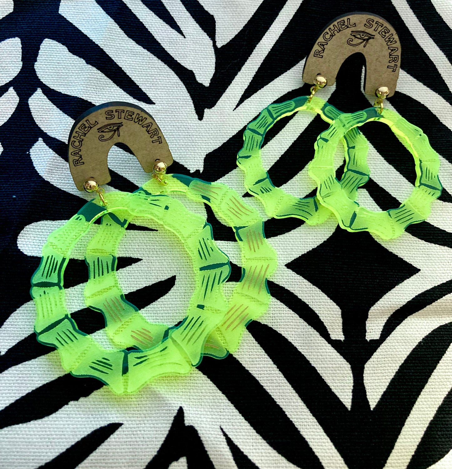 Neon Green Faux Knockers