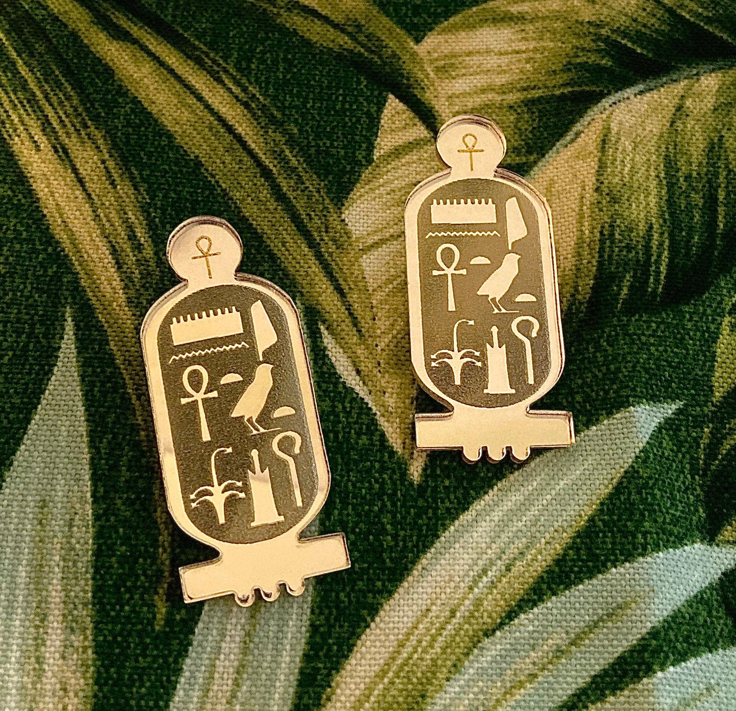 King Tut Cartouche studs or Pin